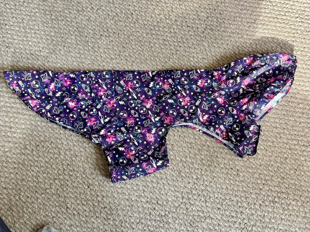 Canada Pooch Alien Print Dog Raincoat
