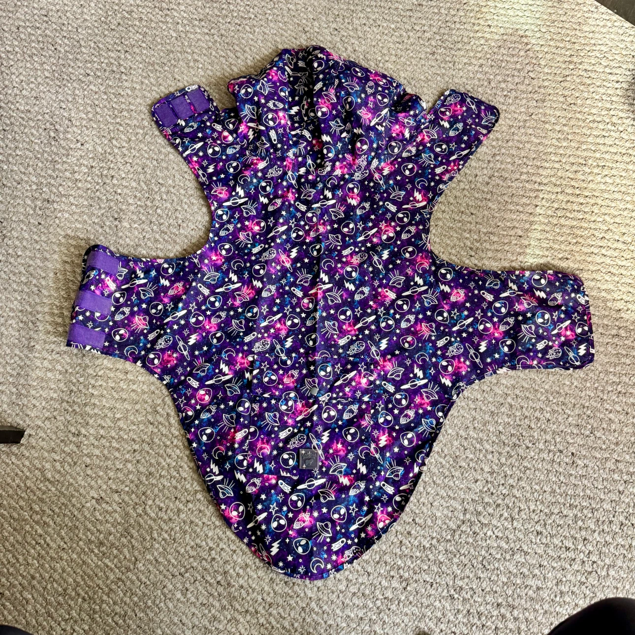 Canada Pooch Alien Print Dog Raincoat - photo 2