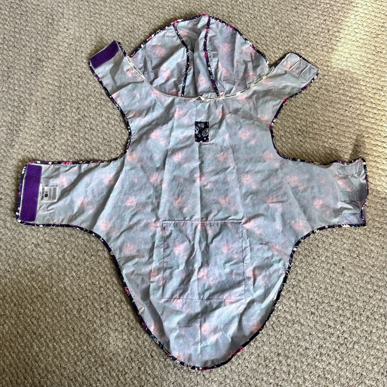 Canada Pooch Alien Print Dog Raincoat - photo 4