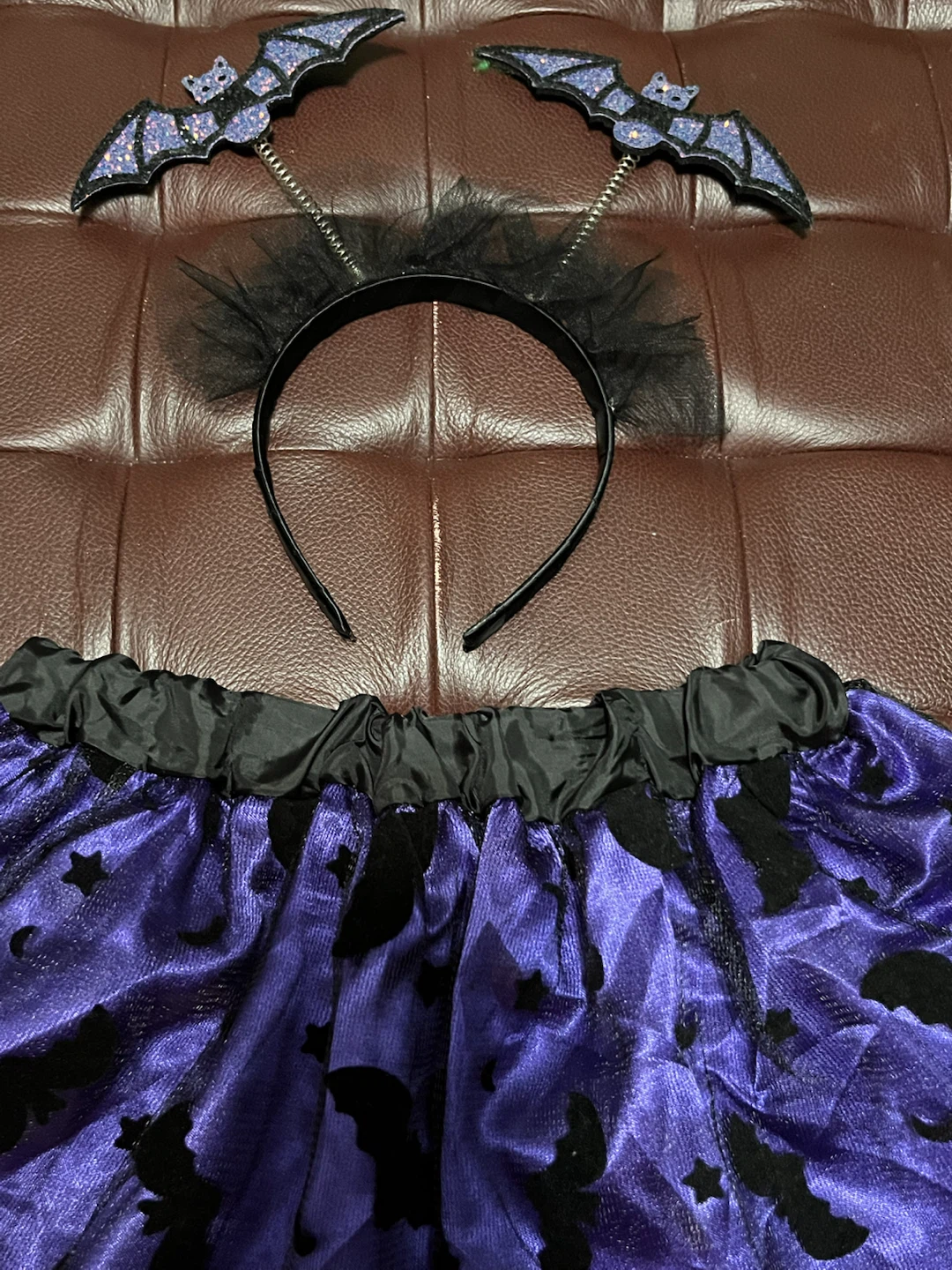 NEW Purple Halloween Bat Kids Costume Set