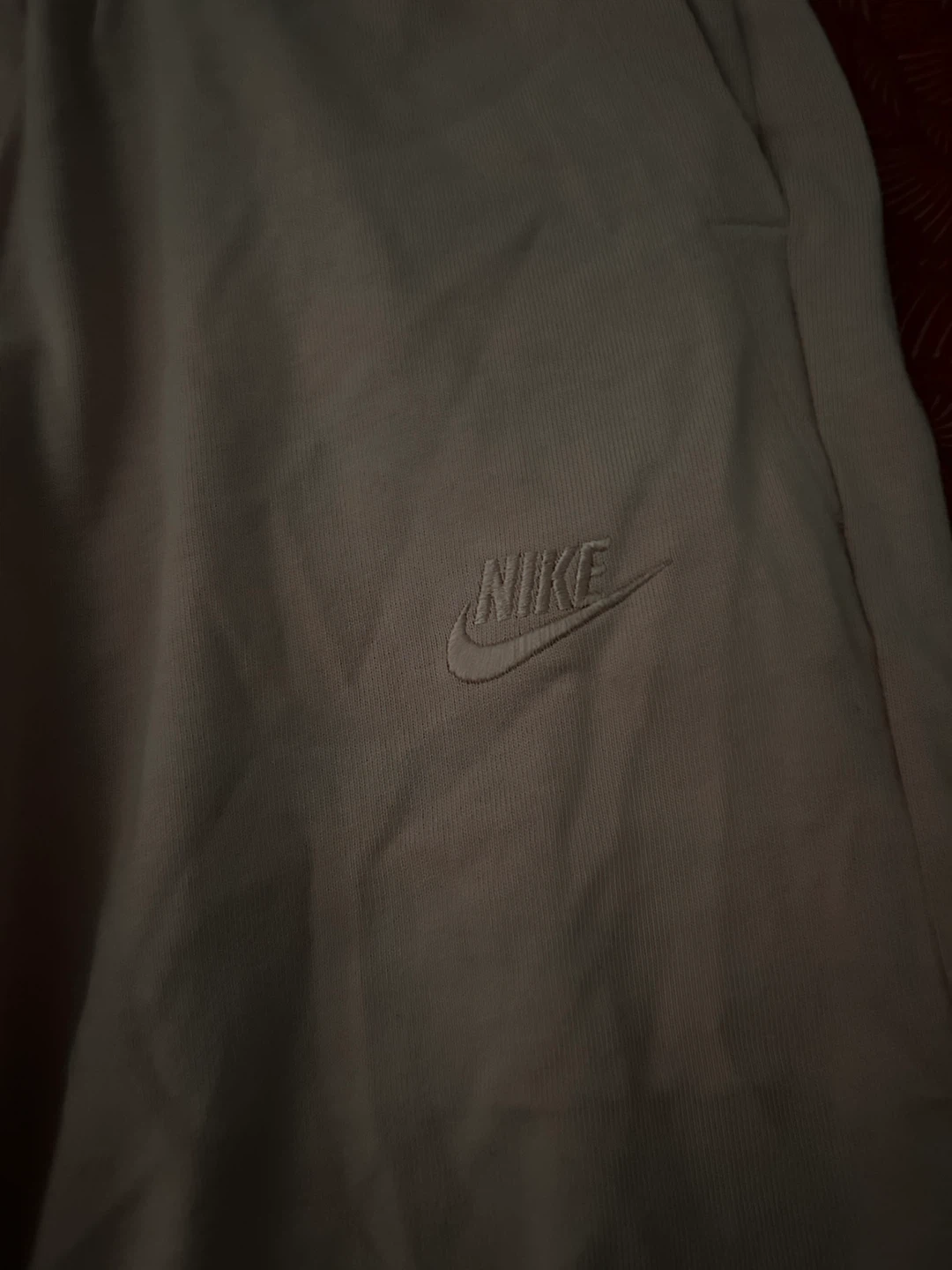 Nike wide-leg sweatpants, cream color - photo 2