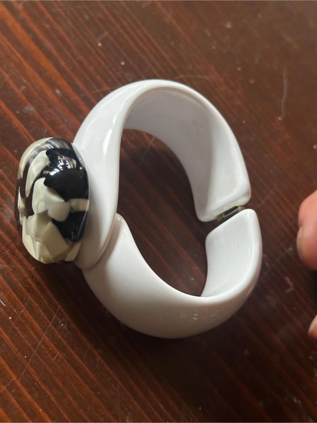 Angela Caputi Vintage Italian Resin Cuff Bracelet - photo 2