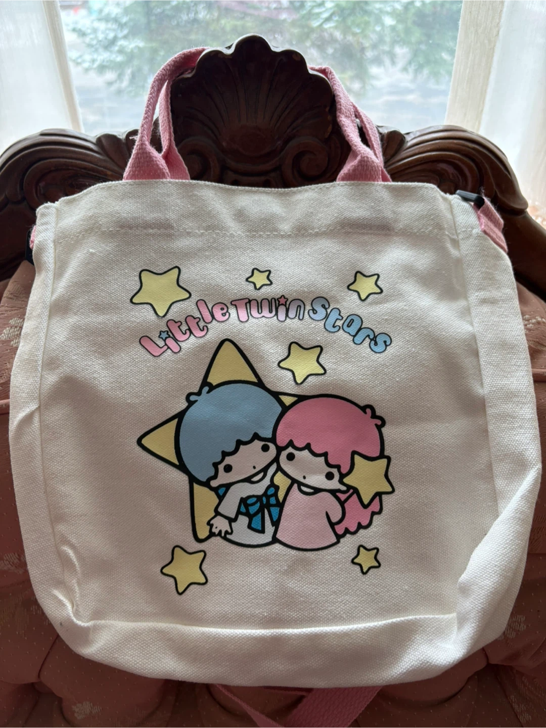 Little Twin Stars Canvas Tote Bag