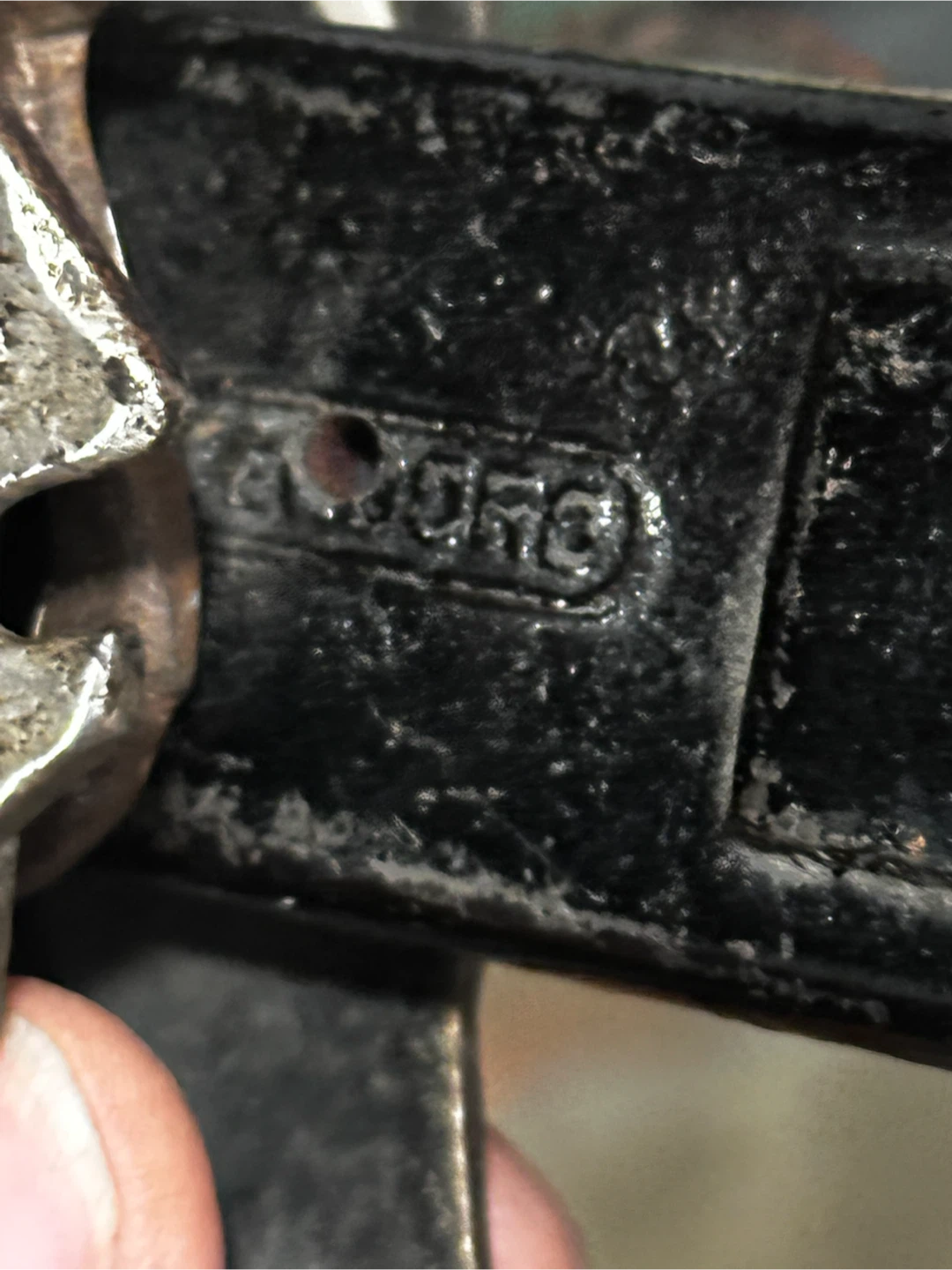 Antique Cast Iron Thumb-Latch Rim - photo 3