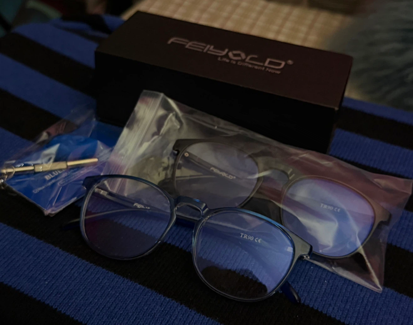 MOVING SALE!!! FEIYOLD Blue Light Blocking Glasses Set