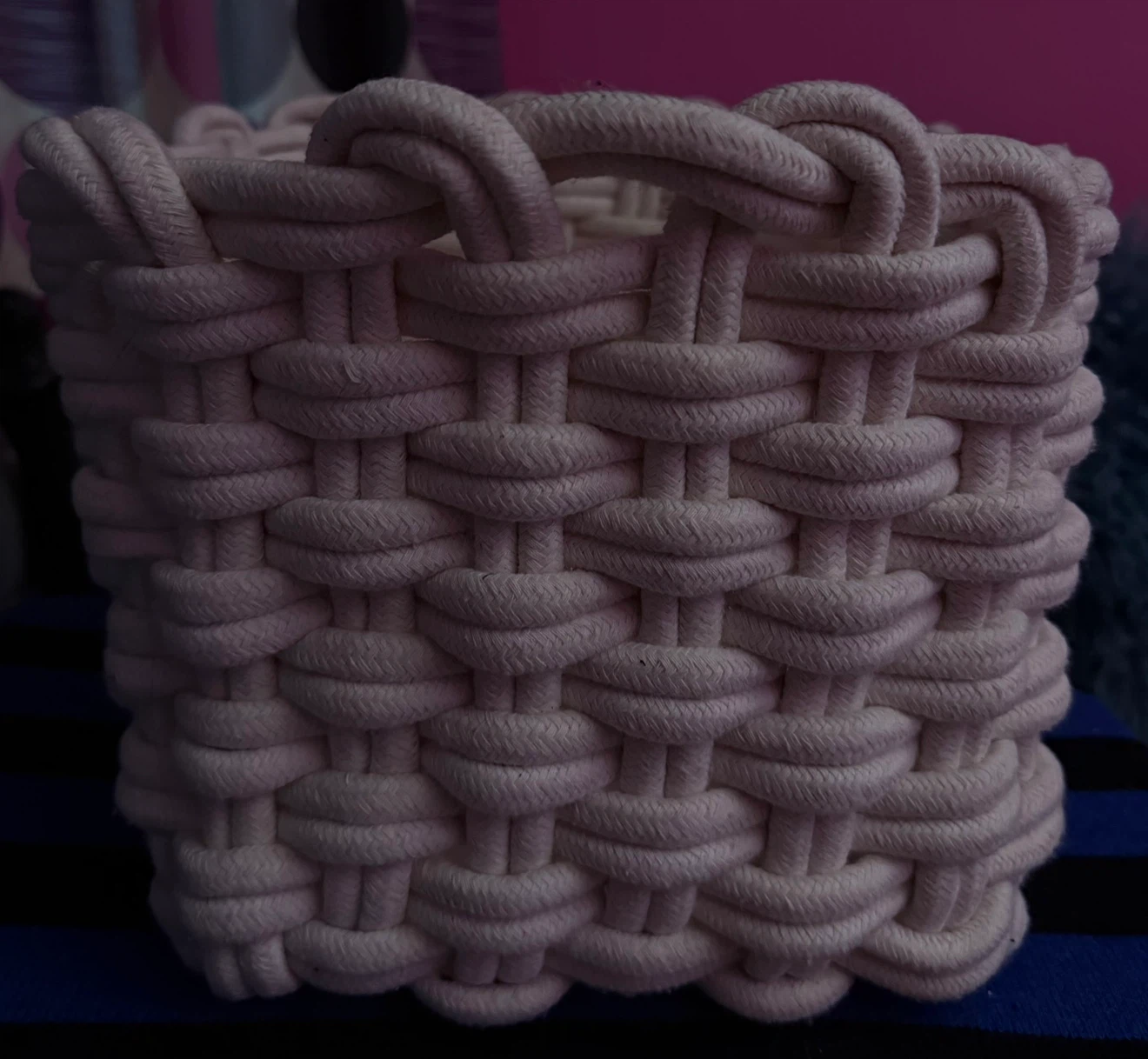 MOVING SALE!!! Homesense Woven Rope Storage Basket - photo 2