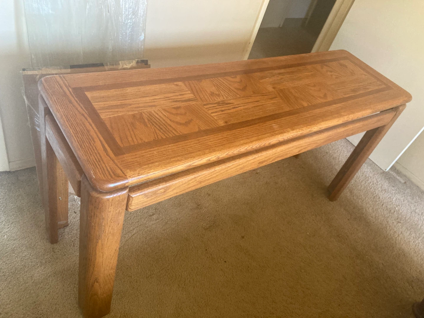 Oak Wood Bench