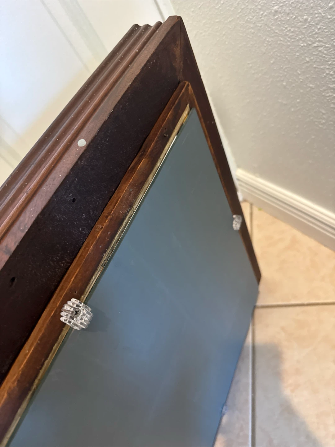 Vintage Wooden Wall Mirror - photo 5
