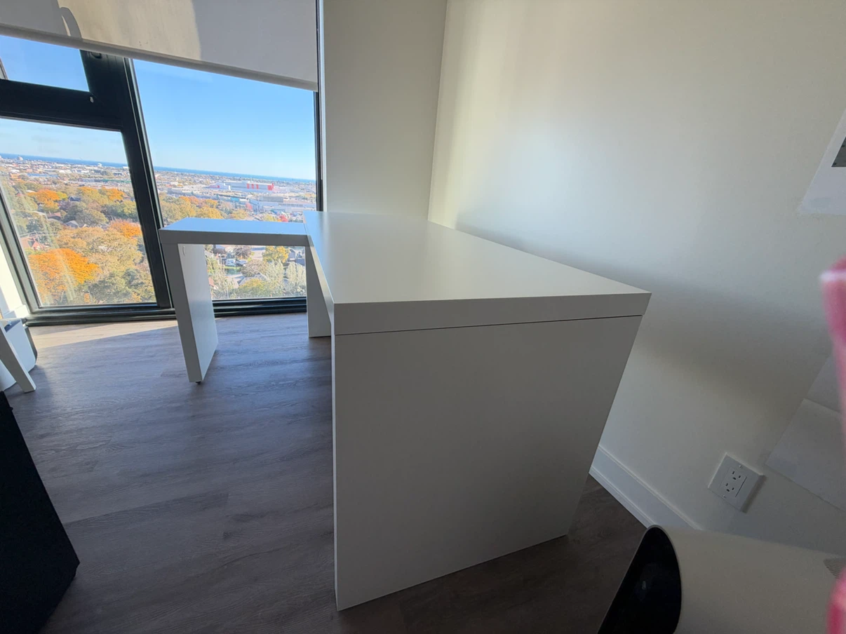 IKEA MALM pull-out desk, white - photo 2