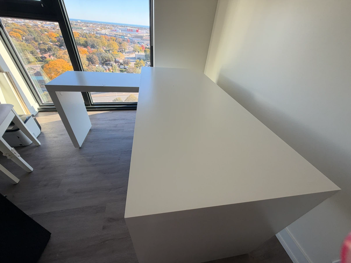 IKEA MALM pull-out desk, white - photo 5
