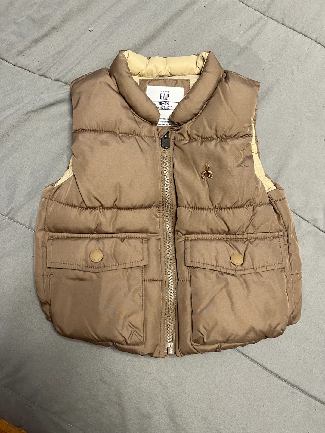 Baby GAP Puffer Vest 18-24 Months - photo 2