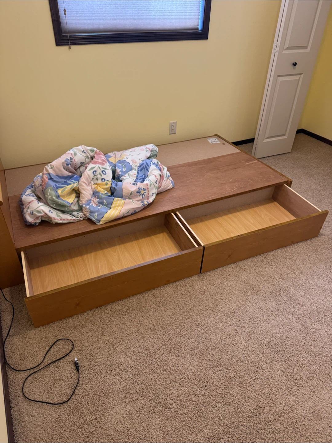 Single Bed Frame with Storage and Headboard - photo 4