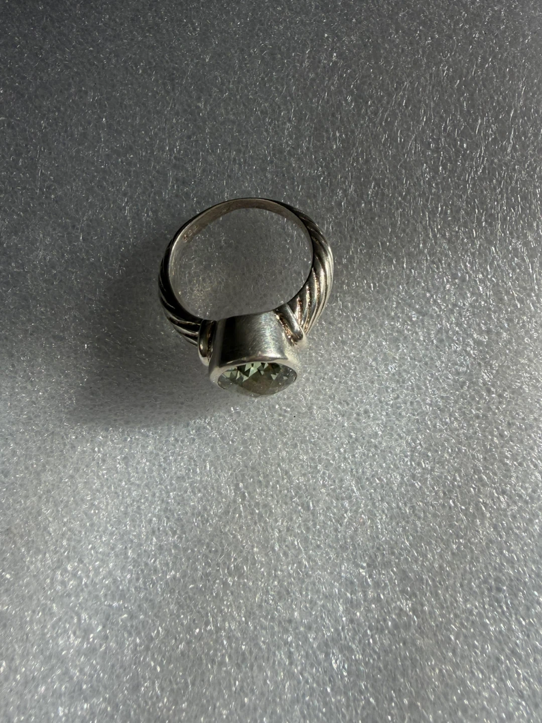925 Sterling silver Green Gemstone Ring - photo 3