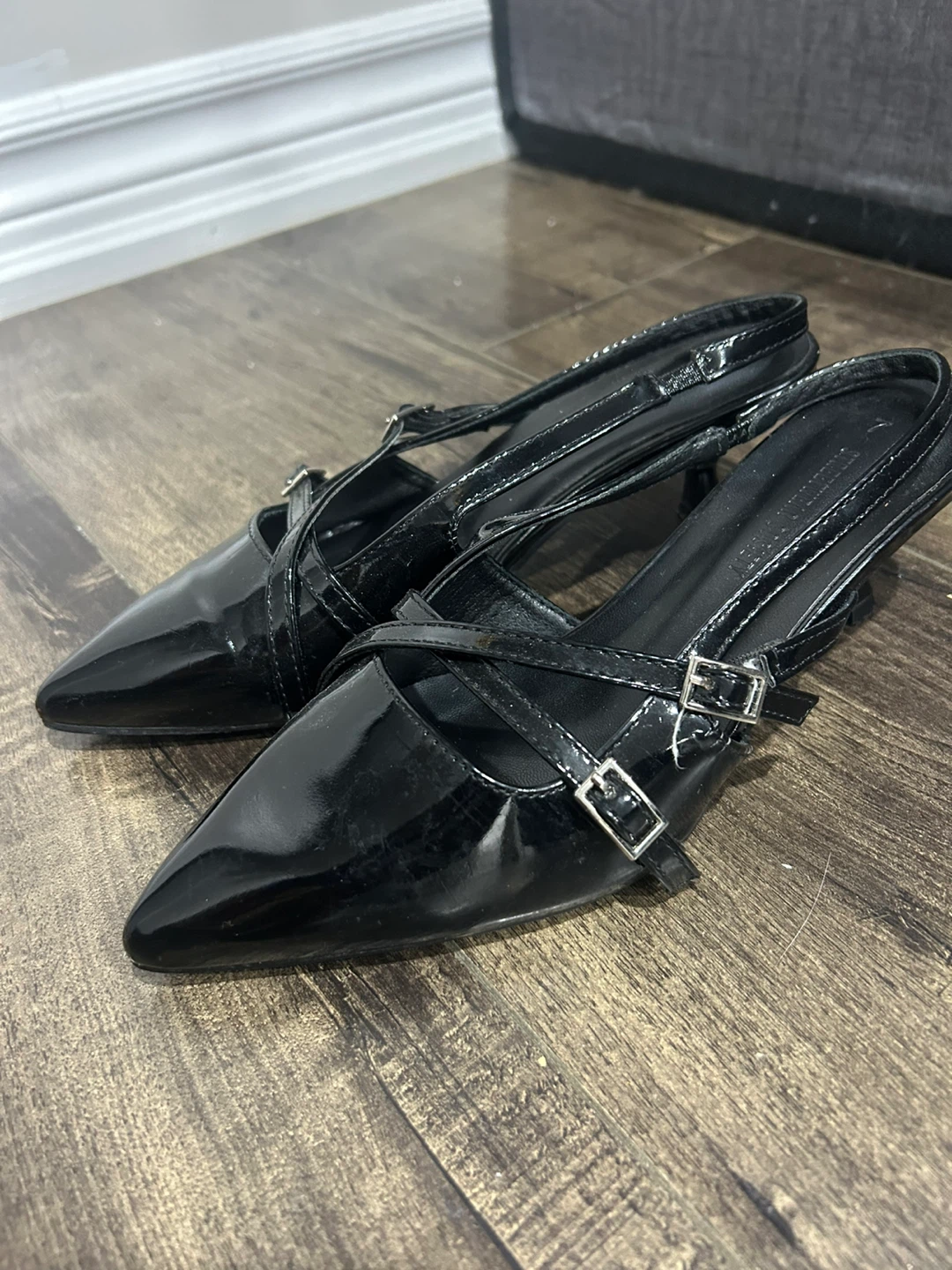 Black Slingback Heels - photo 3