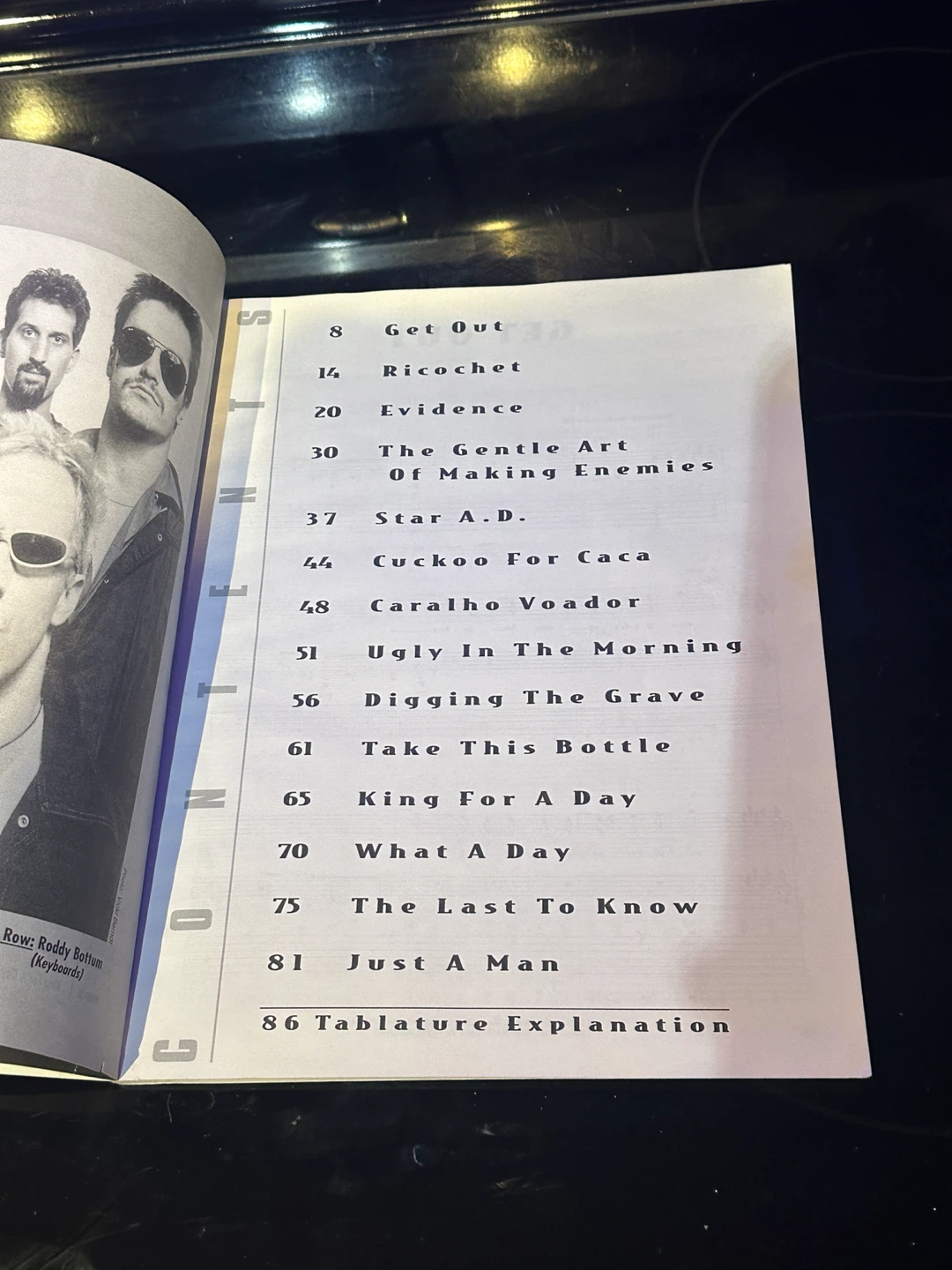 Faith No More King for a Day Guitar Tablature Book - photo 5
