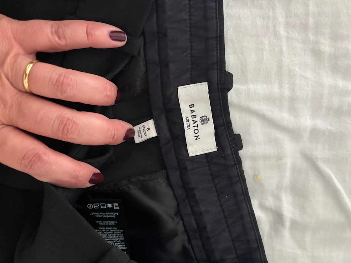 Babaton Aritzia Black Trousers
