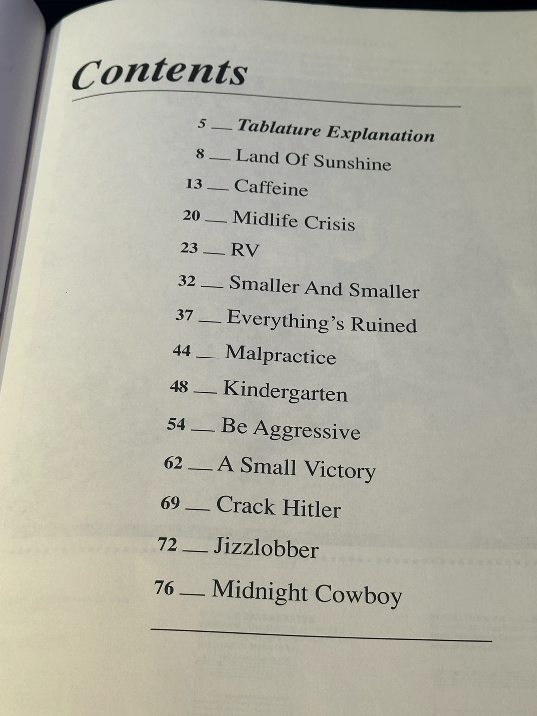 Faith No More Angel Dust Guitar Tablature Book - photo 4