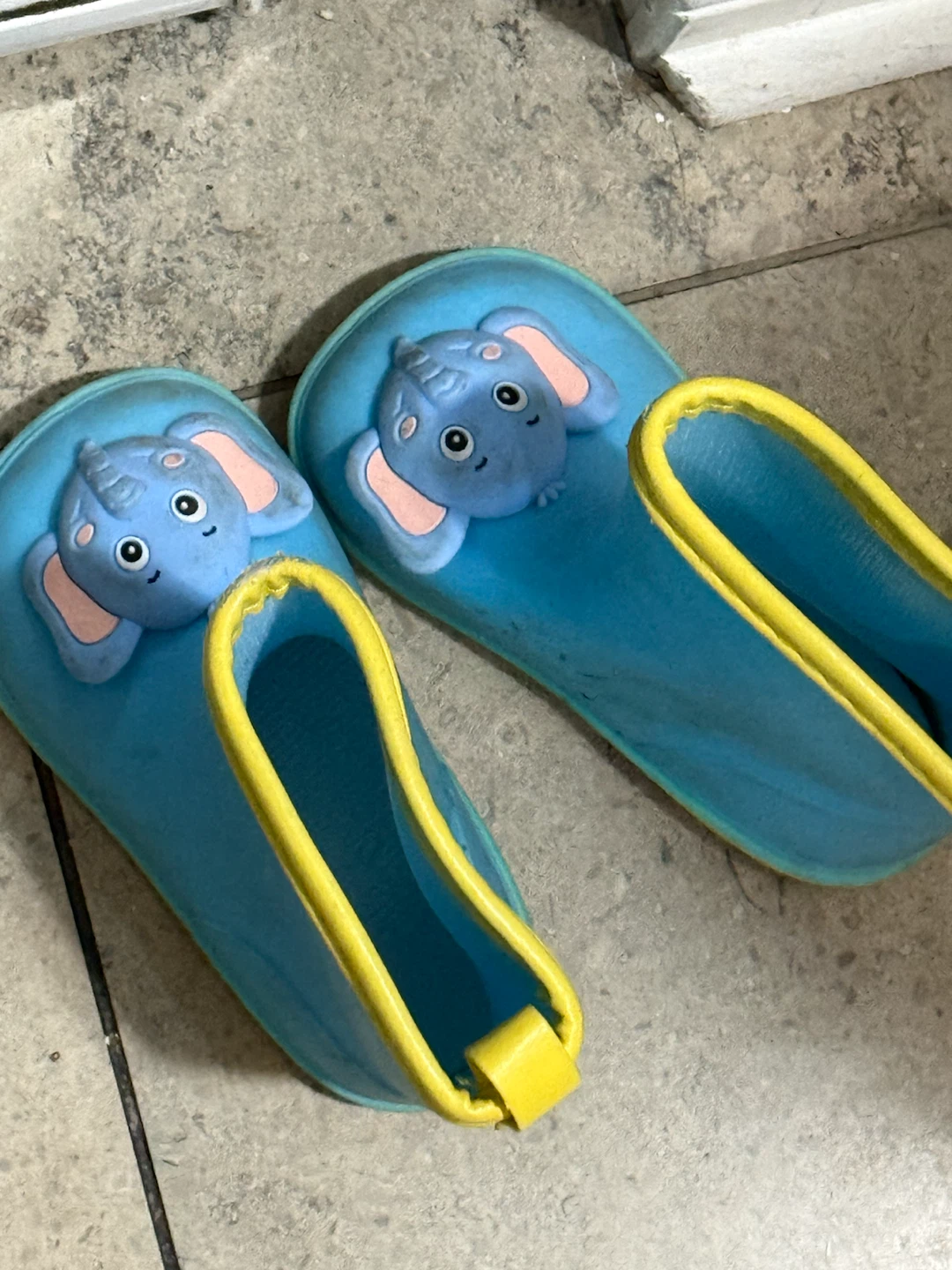 Children's Blue Elephant Rain Boots