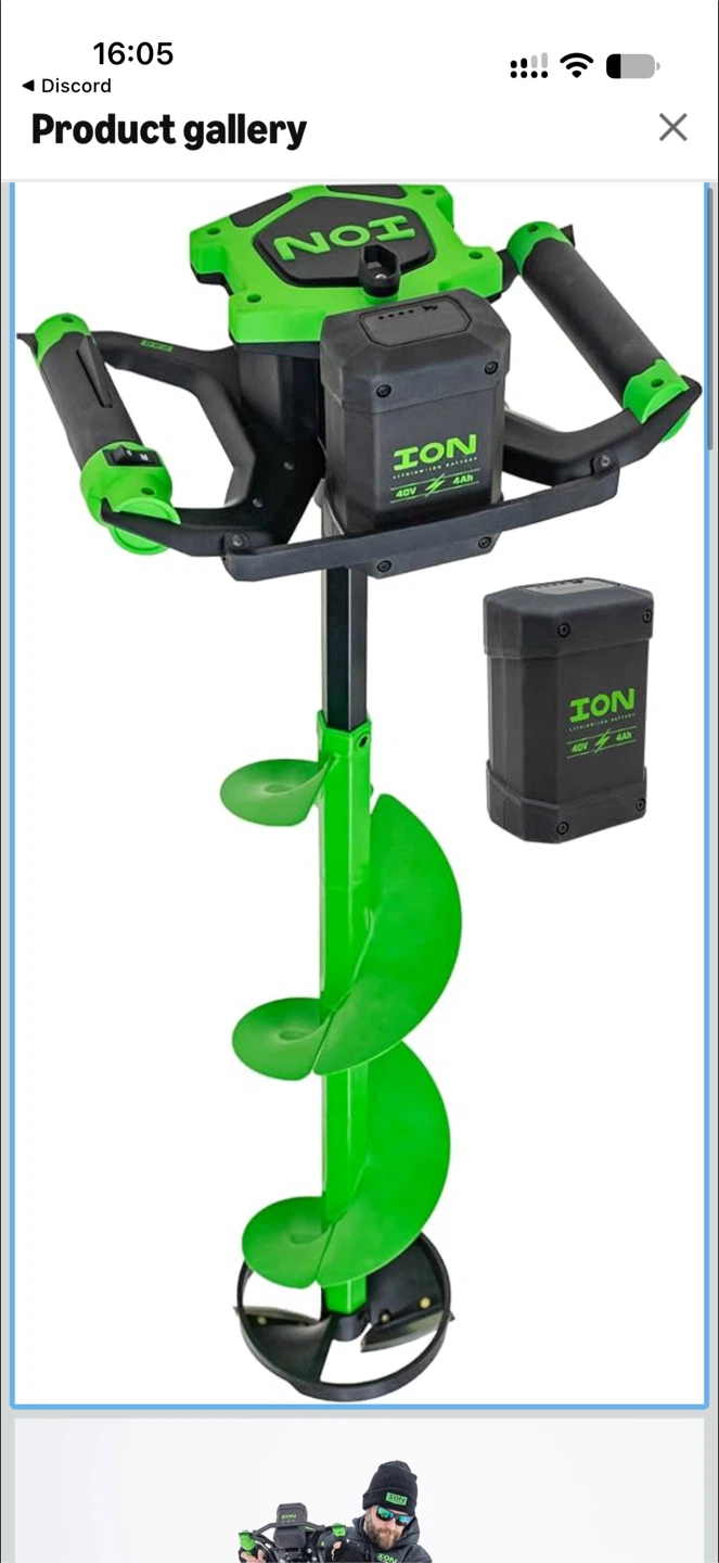 ION Alpha Pro 8-Inch Electric Ice Auger
