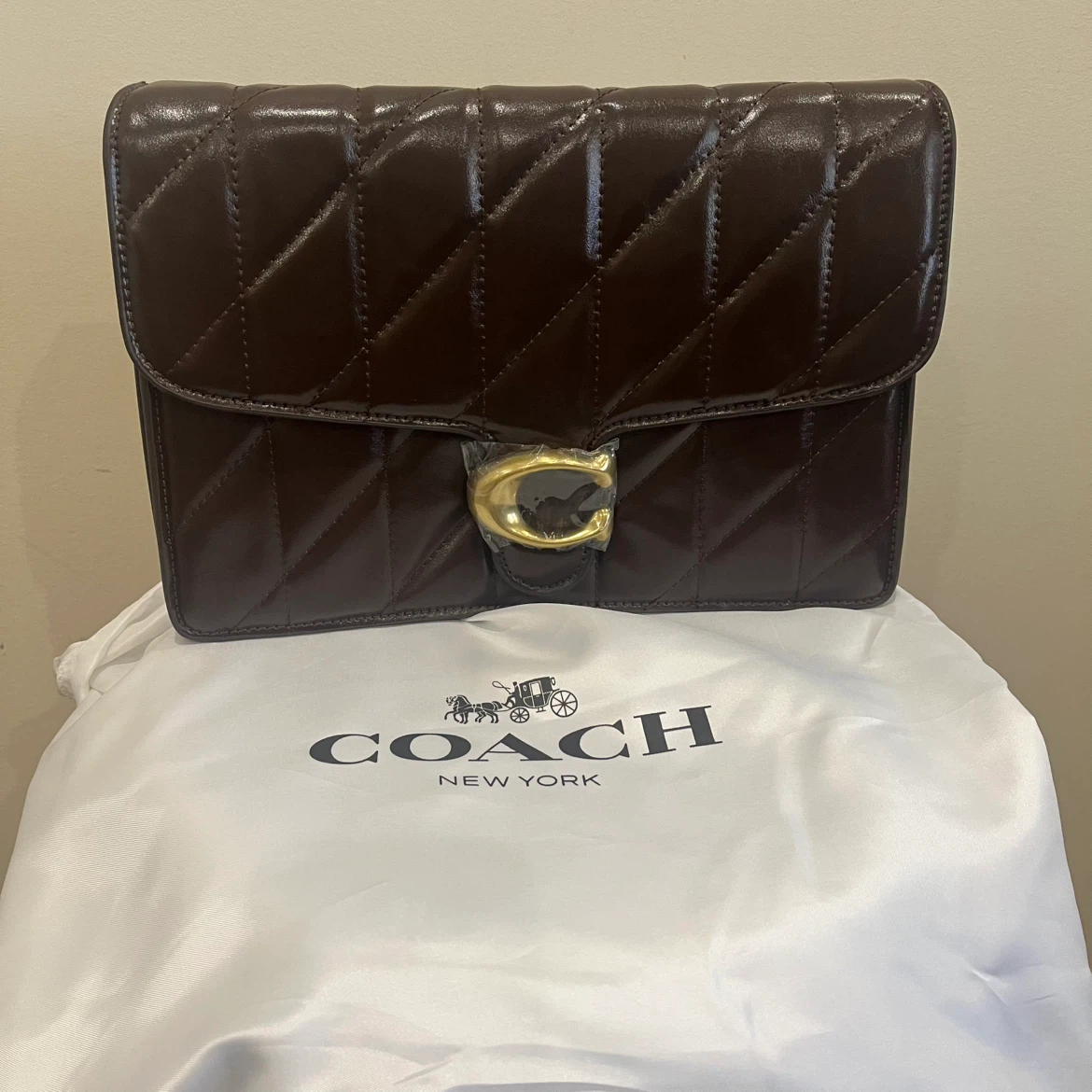 Coach Quilted Leather Shoulder Bag