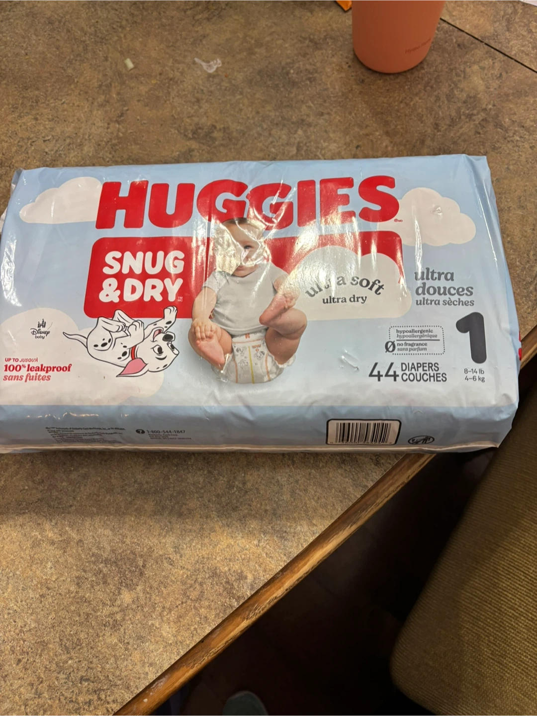 Huggies Snug & Dry Size 1 Diapers (44 Count) - photo 3