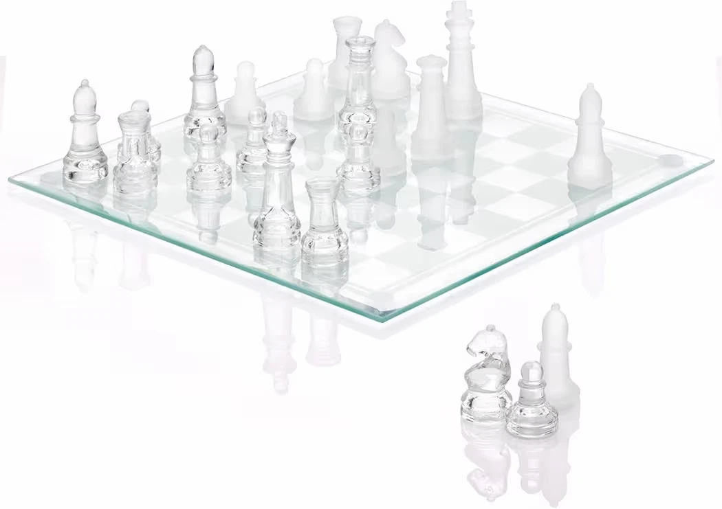 Mini Glass Chess Set