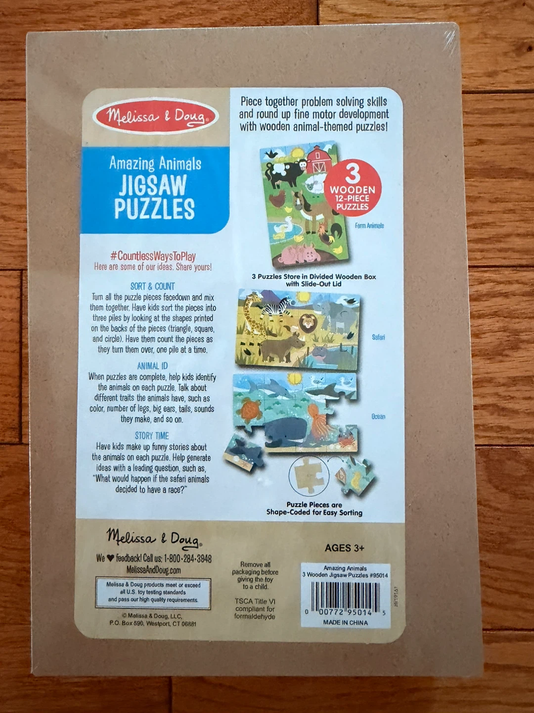 Brand New Melissa & Doug Amazing Animals Jigsaw Puzzles - photo 2
