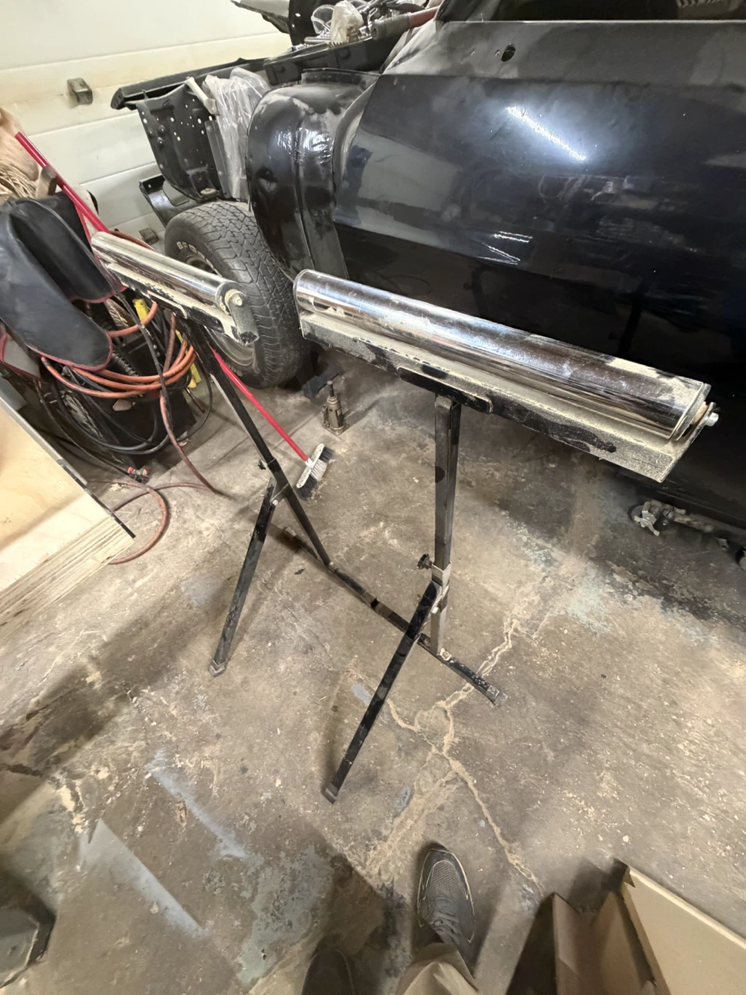 Adjustable Material Roller Support Stand - photo 2