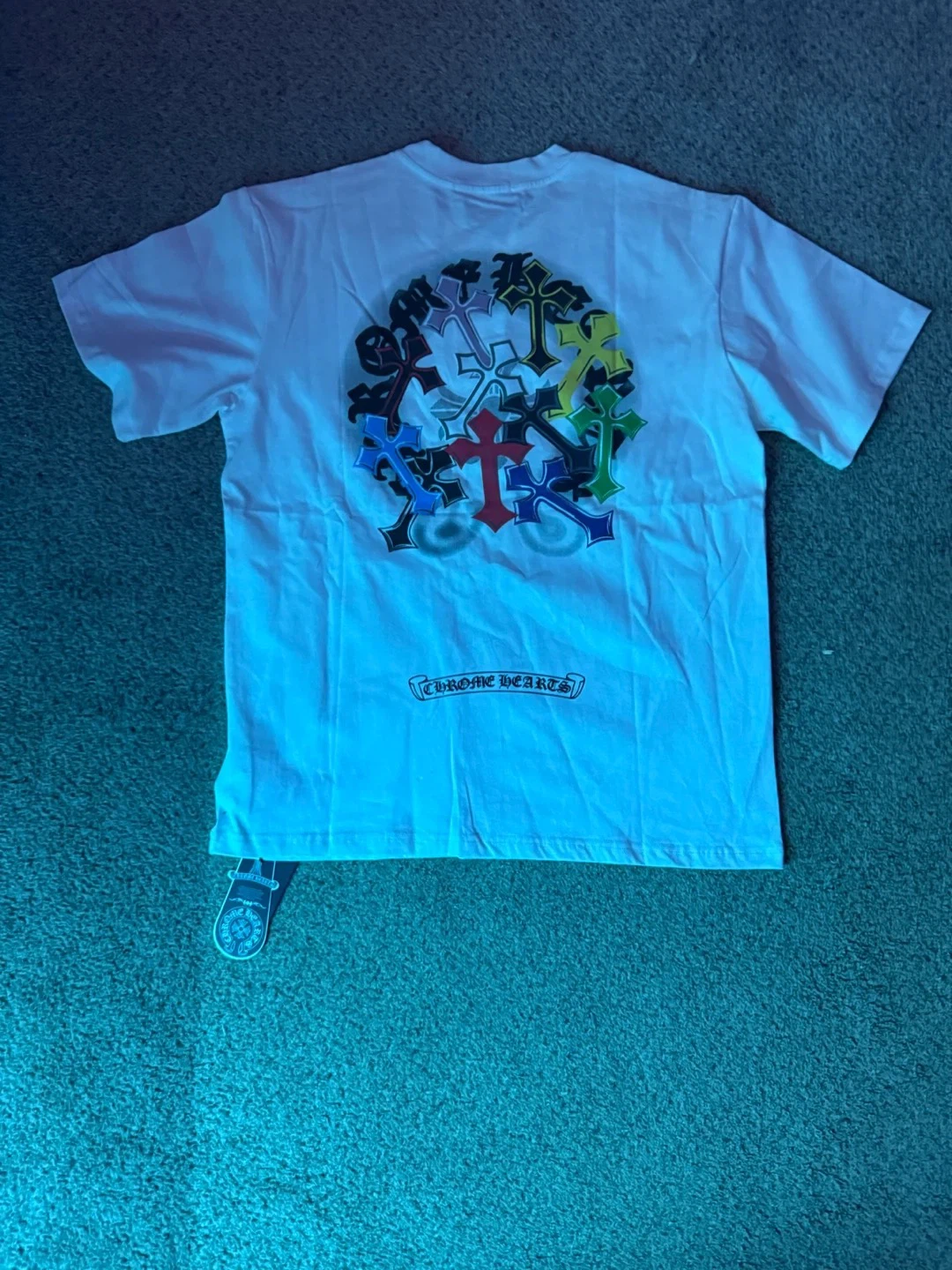 Chrome Hearts Multi-Color Cross T-Shirt - photo 2