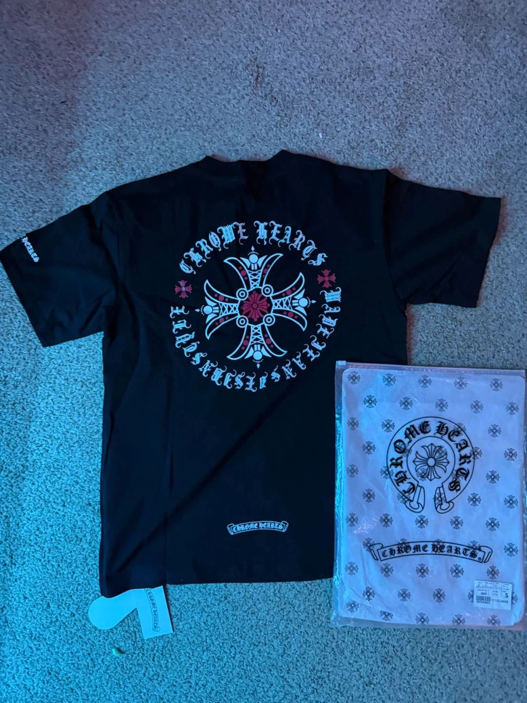 Chrome Hearts Black T-Shirt - photo 2
