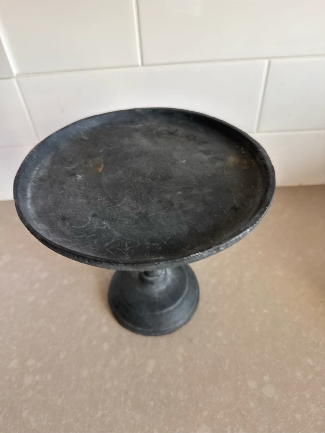 Rustic Cast Iron Cake Stand 8” - photo 2