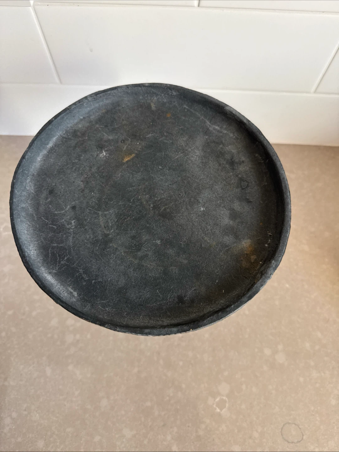 Rustic Cast Iron Cake Stand 8” - photo 4