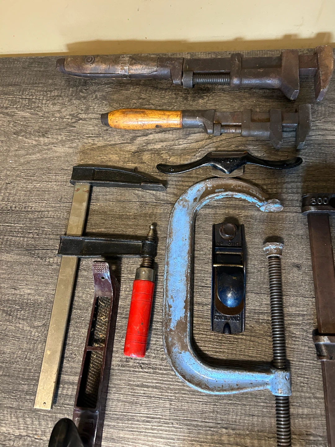 Vintage Hand Tool Lot - Clamps, Planes, Drills, and Chisels - photo 4