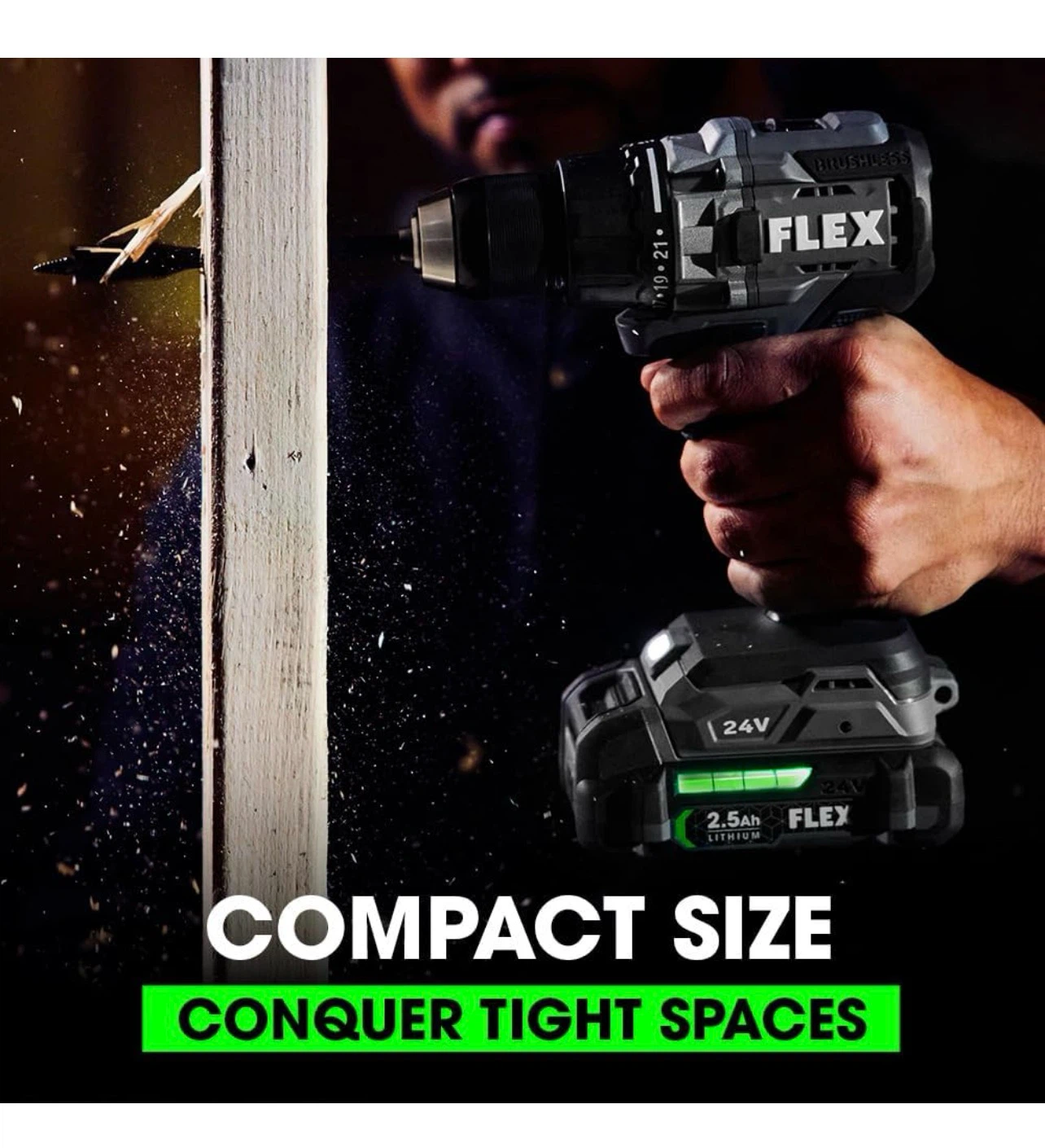 FLEX 24V Brushless Cordless Drill Kit - photo 4