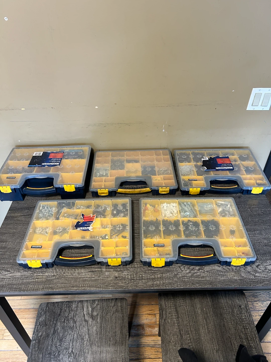 Mastercraft Parts Organizers with Hardware