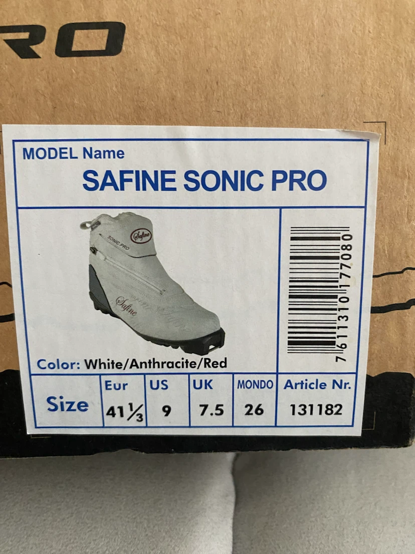 NEW! Safine Sonic Pro Cross Country Ski Boots!
