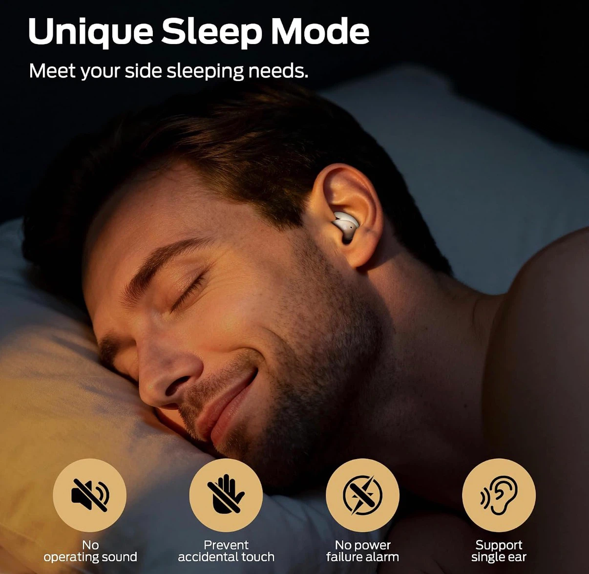 Monster Sleep Ear100 Mini EarBuds for Side Sleeper - 32H Play - photo 4