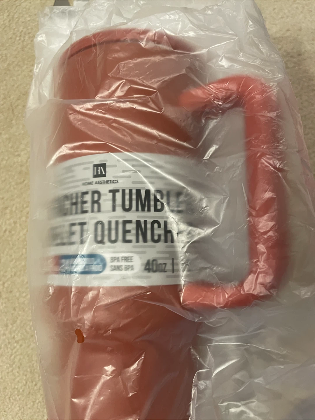 Home Aesthetics 40oz Quencher Tumbler