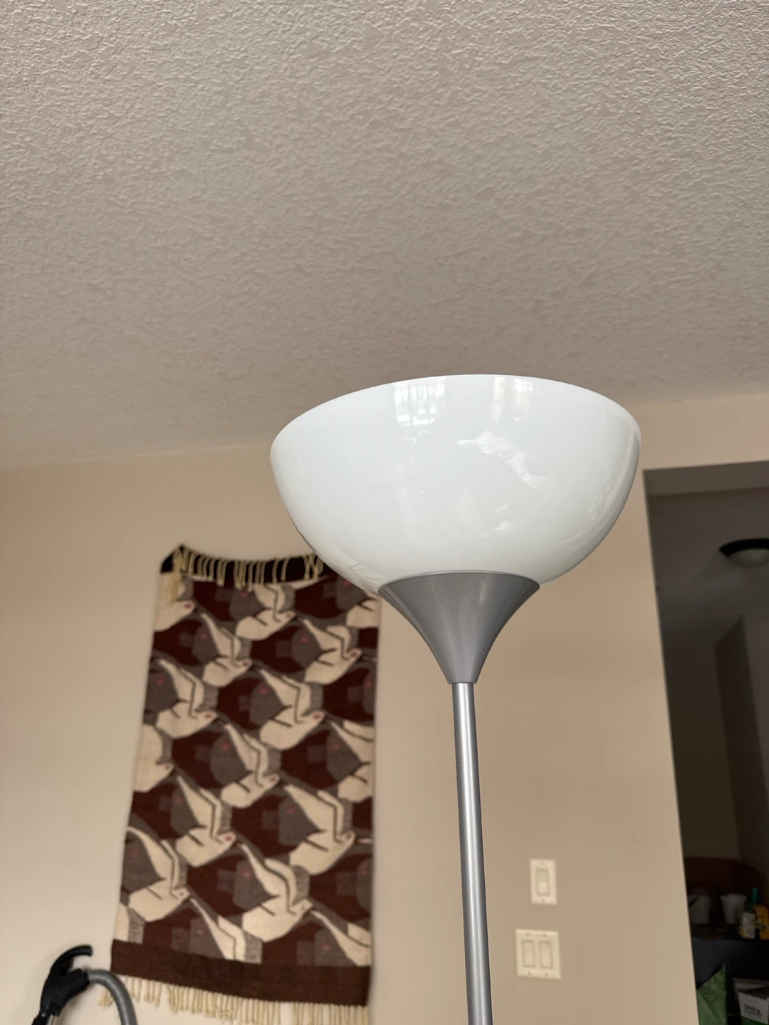 Silver Torchiere Floor Lamp - photo 4