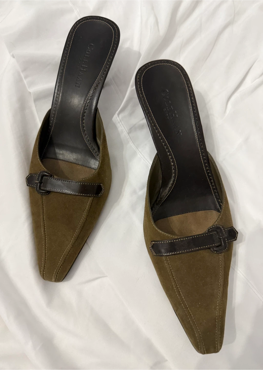 Cole Haan Suede Mules