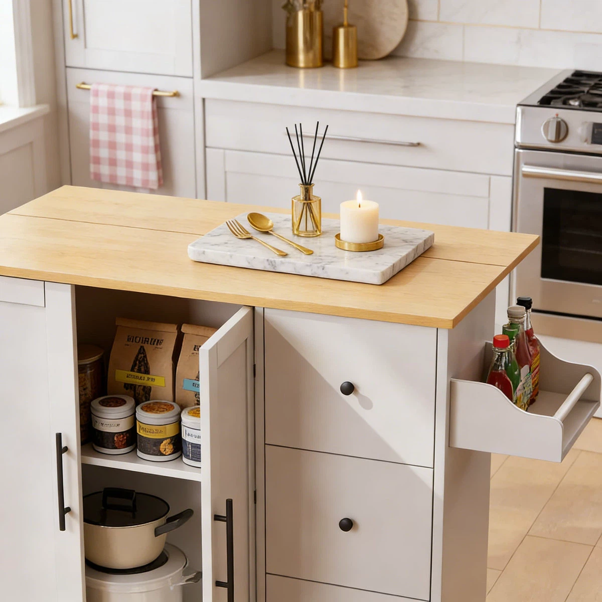Kitchen Island Cart BRAND NEW - photo 3
