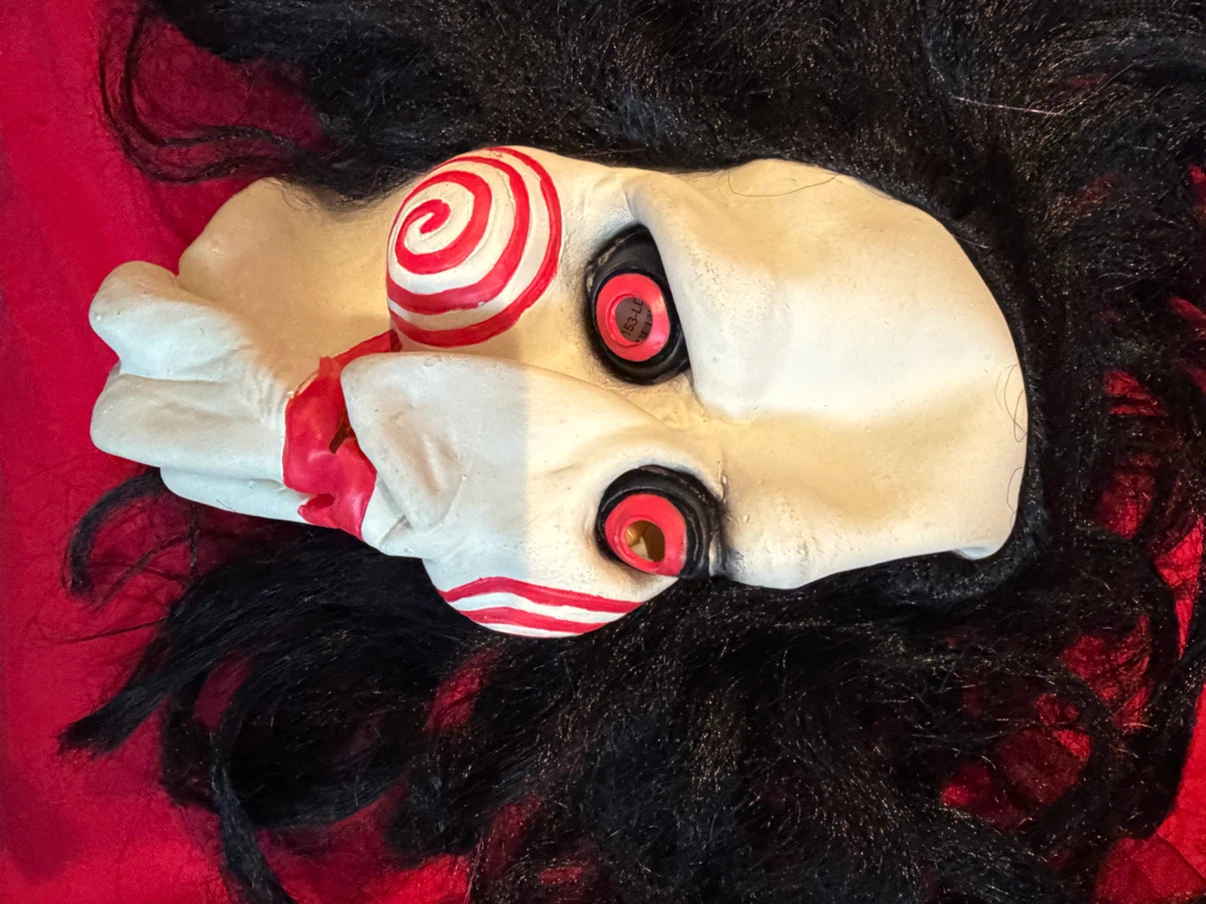 Assorted Halloween Costume Masks and Accessories