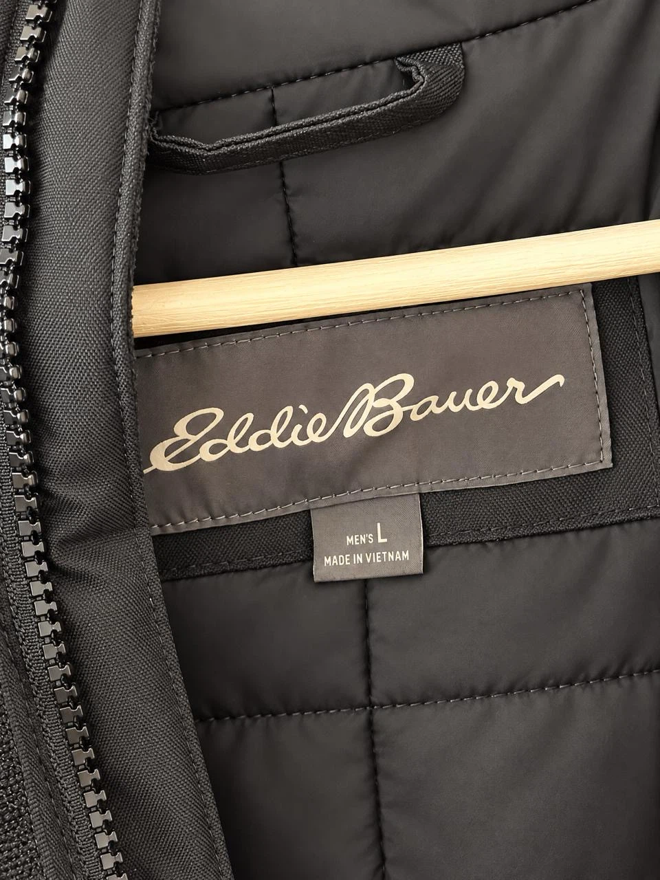 Eddie Bauer Men's Superior Down Stadium Parka - Black, Large - photo 2
