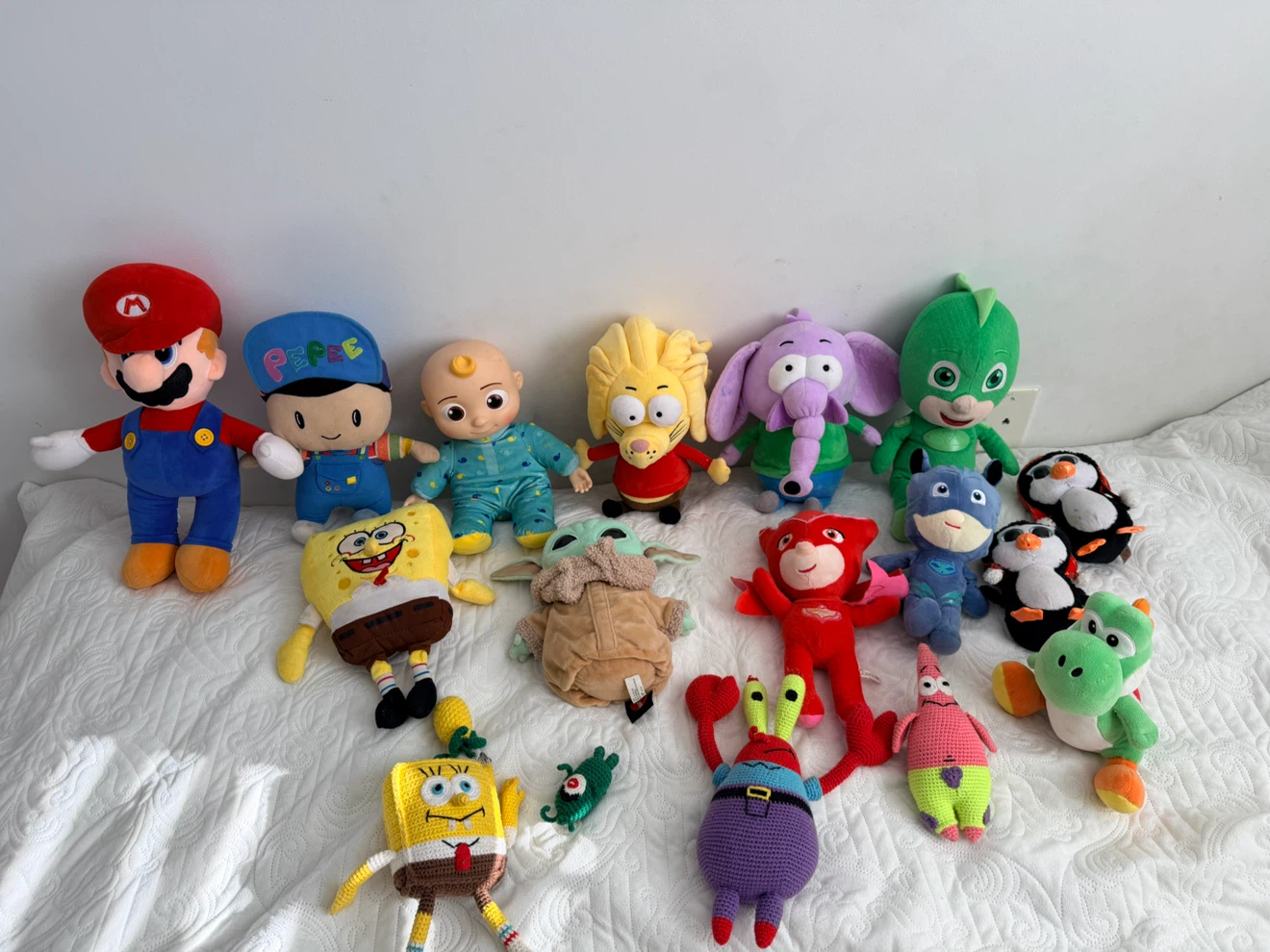 Large Collection of Assorted Plush Toys