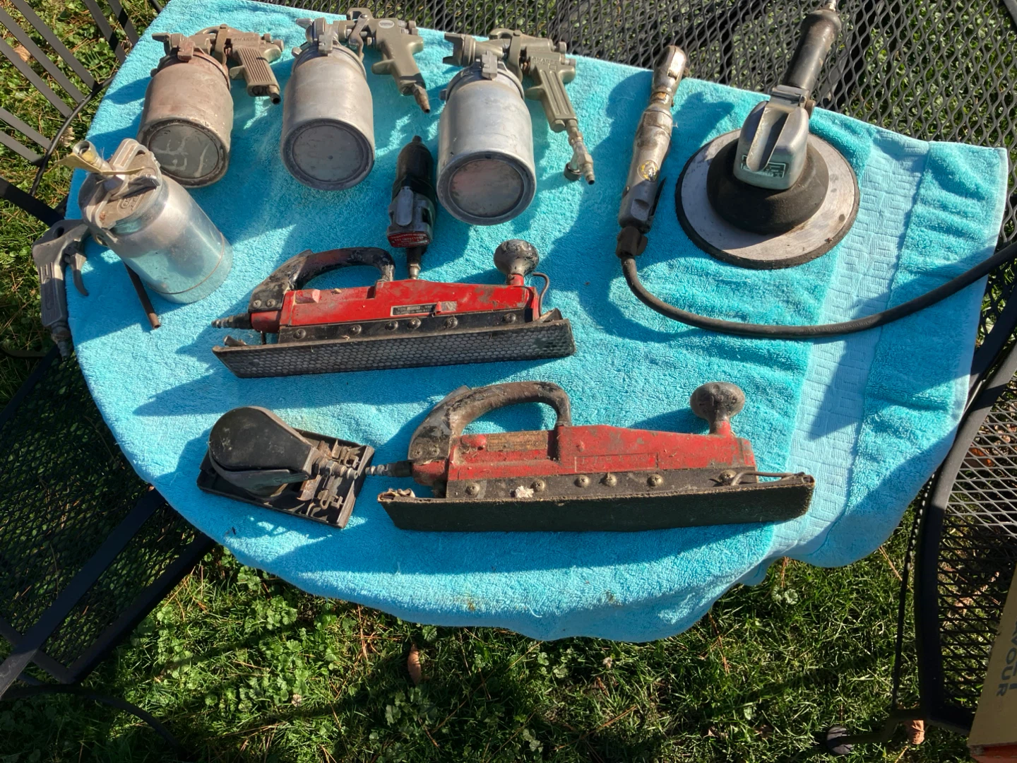 Assorted Vintage Pneumatic Air Tools