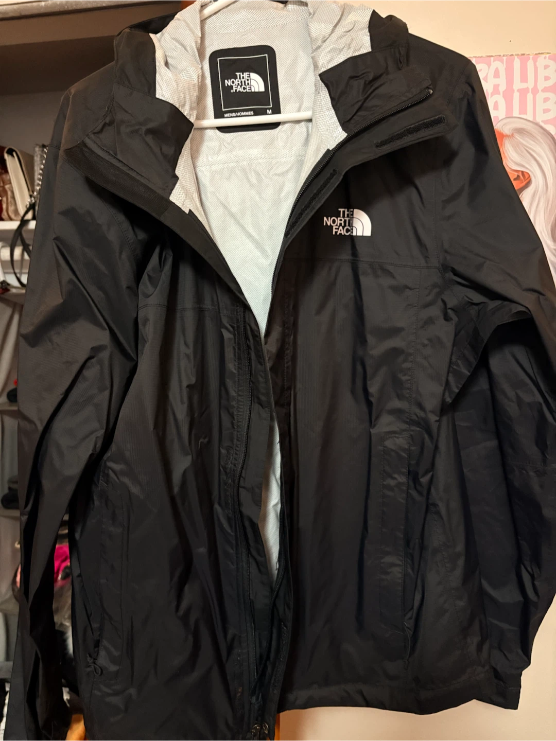 The North Face Men's Rain Jacket - Black - Size Medium