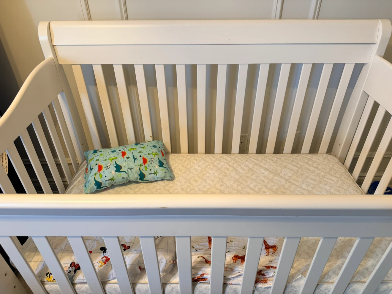 White Wooden Baby Crib - photo 4