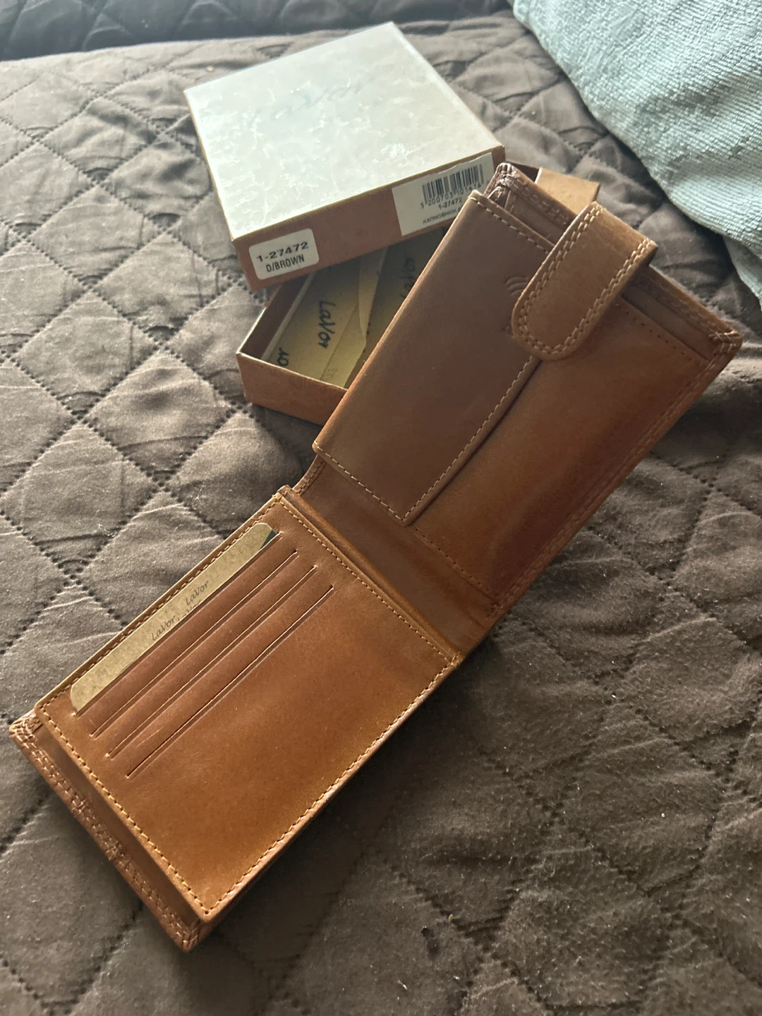 LaVor Brown Leather Wallet - photo 2