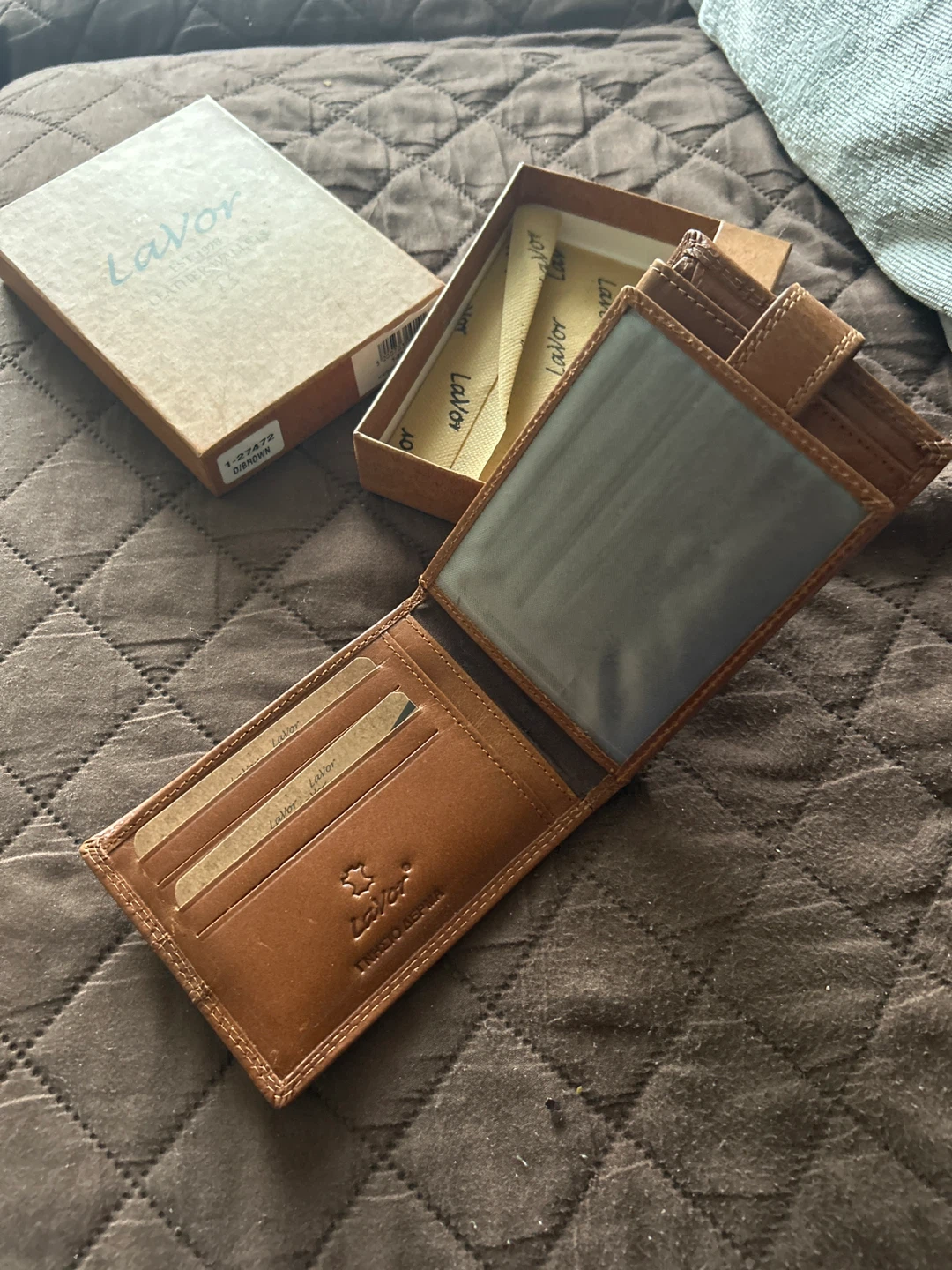 LaVor Brown Leather Wallet - photo 3
