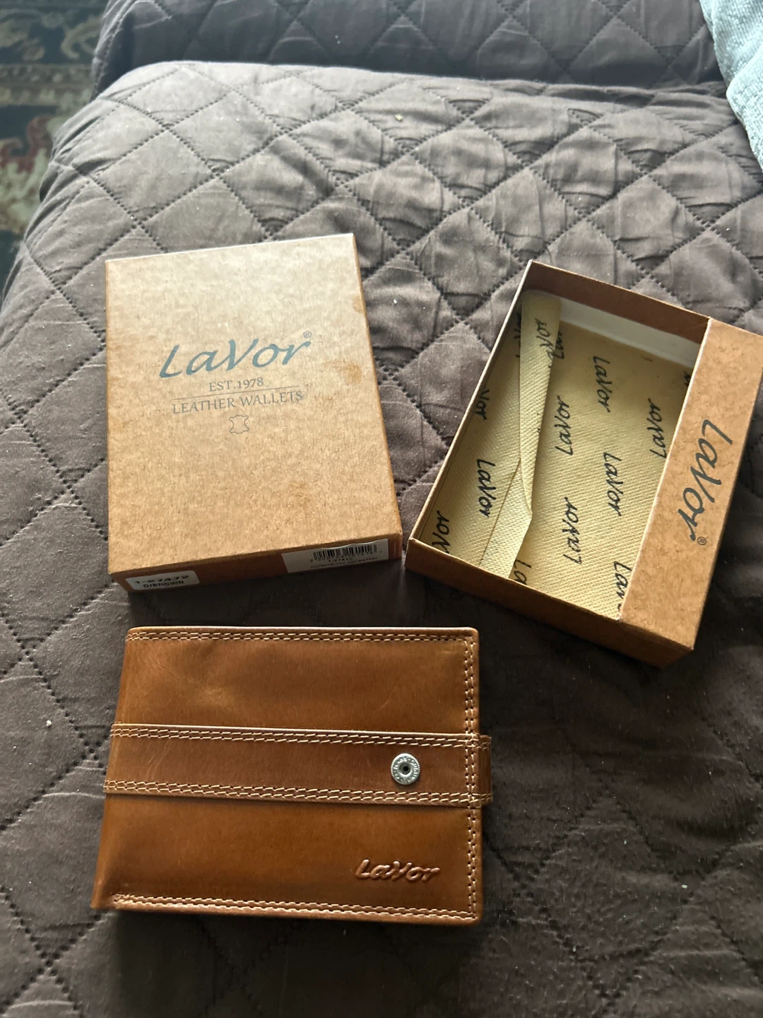 LaVor Brown Leather Wallet - photo 4